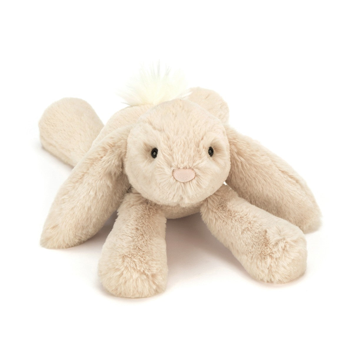 Jellycat bamse, Smudge kanin, 34 cm i beige, blød og nuttet