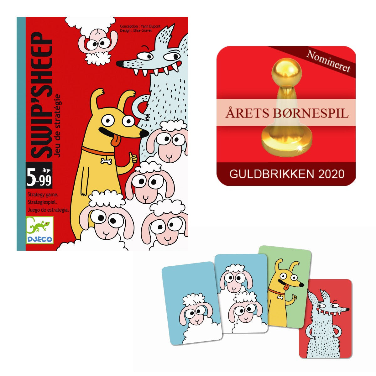 Djeco kortspill, Swip&