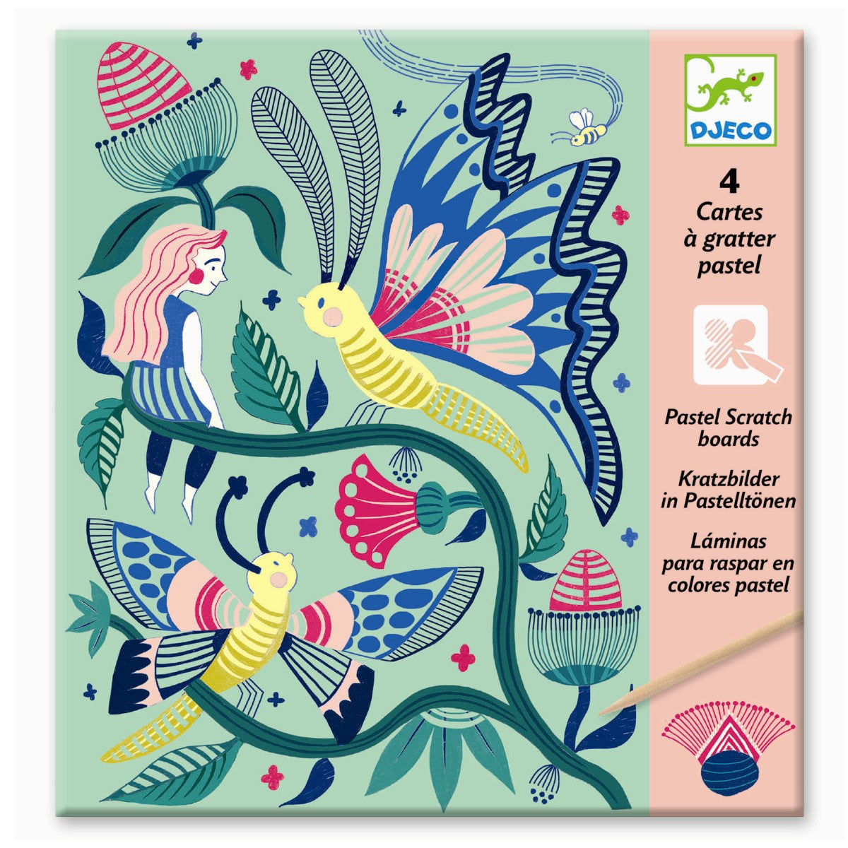 Djeco scratch kort, Fantasihaven