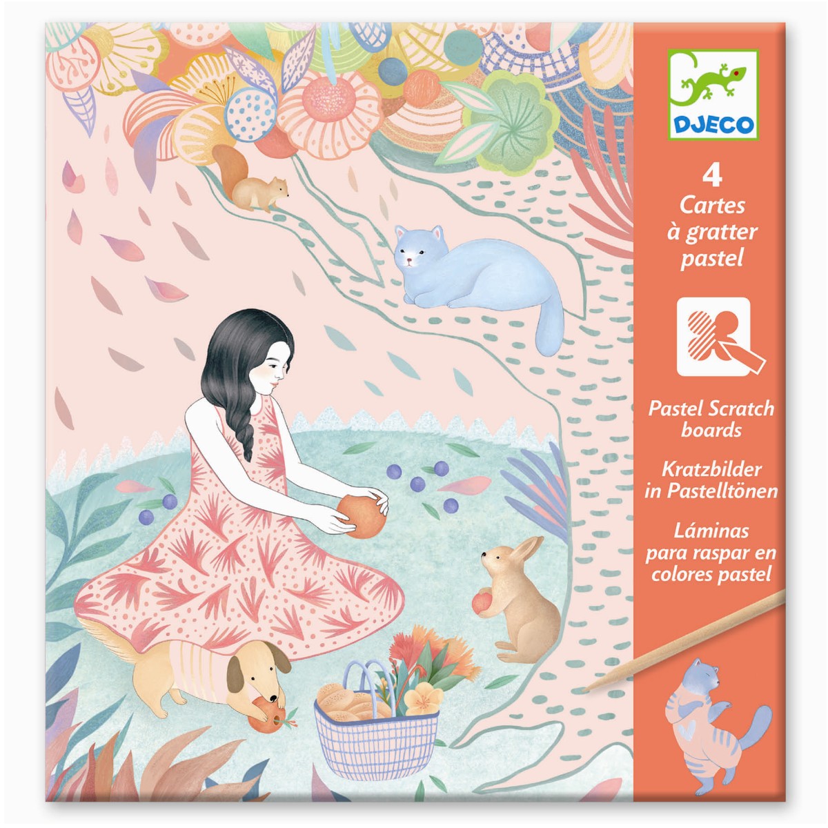 Djeco scratch kort, Piknik