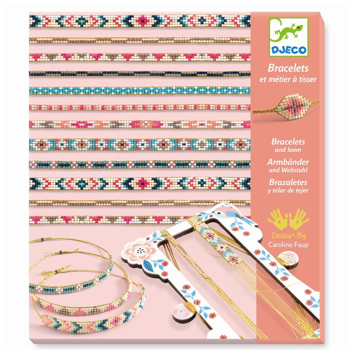 Djeco kreativ eske, perlearmbånd