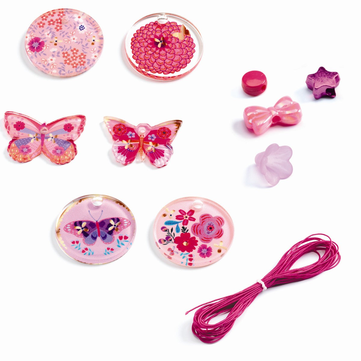 Djeco perlesett, Sommerfugler