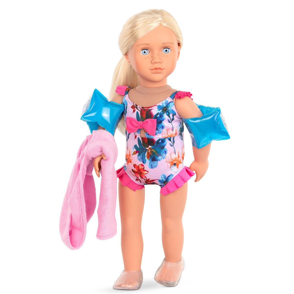 Our Generation dukkeklær, Blomstret badedrakt