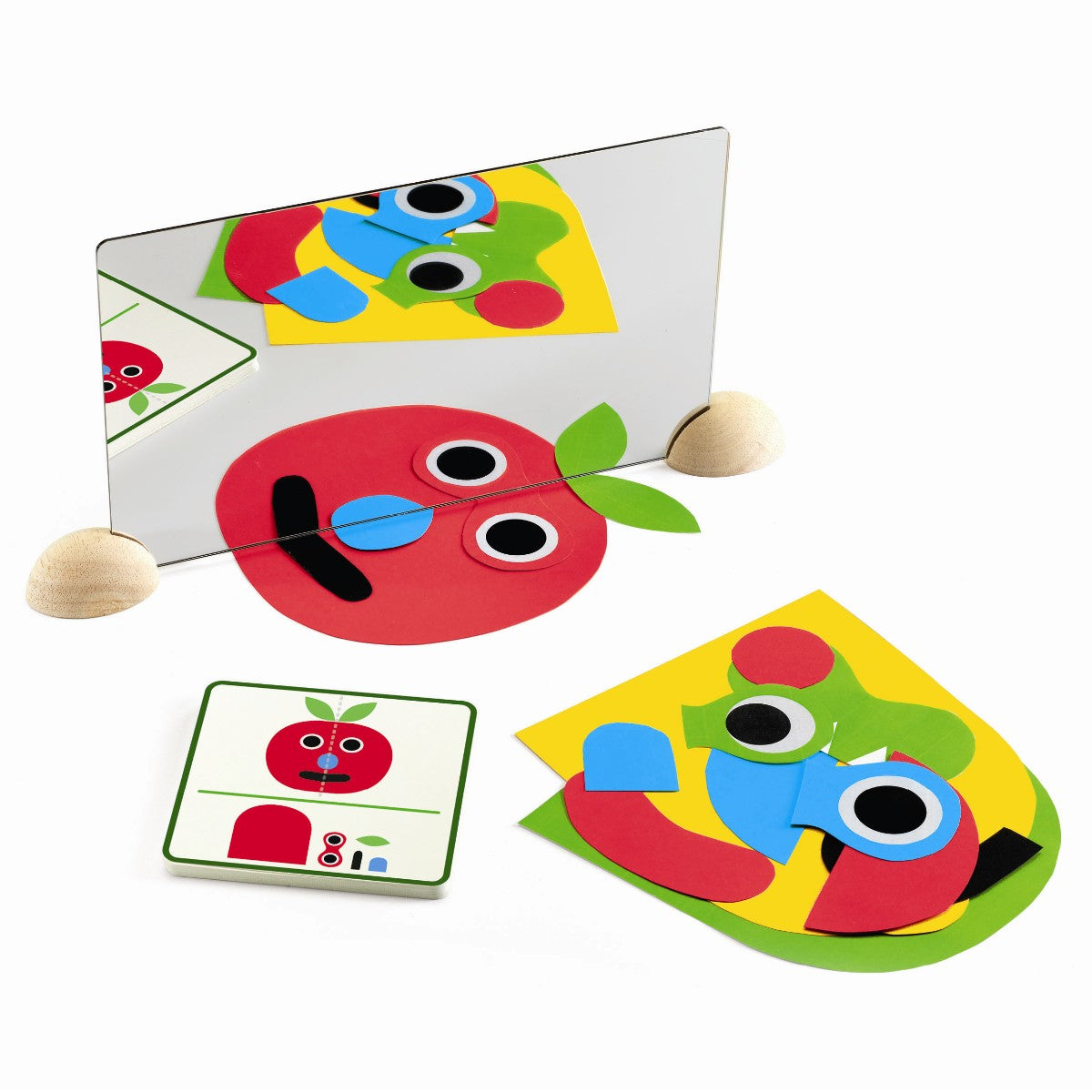 Djeco konstruksjonsleke, ZE Mirror - ansikter