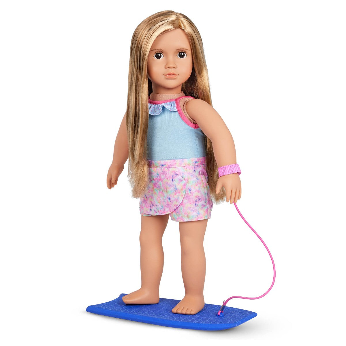 Our Generation dukke Ivana med surfebrett – 46 cm