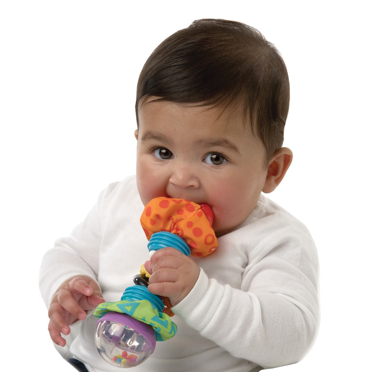 Playgro aktivitetsleketøy, Super shaker rangle og bitering