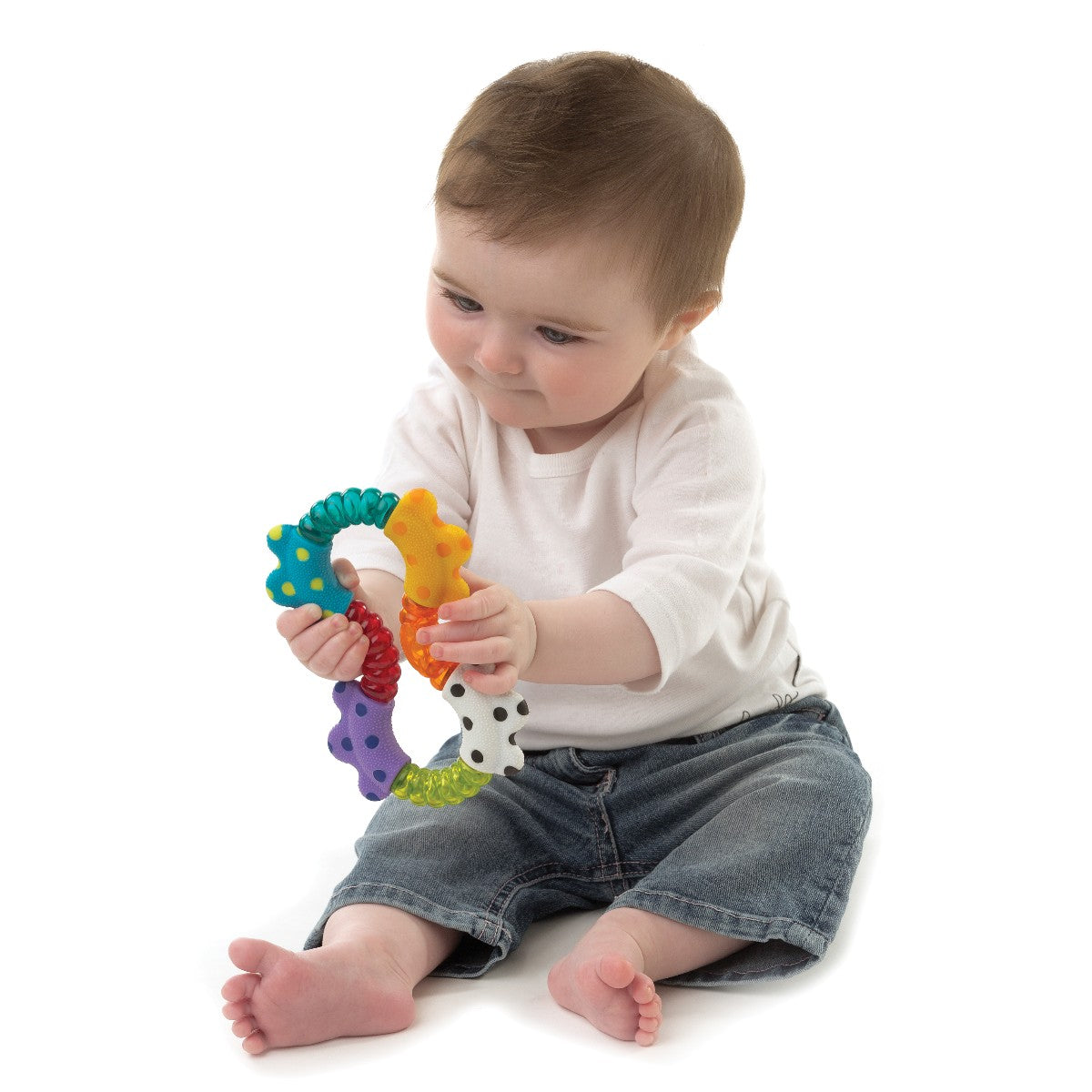 Playgro babyleker, Biderangle - Click and twist