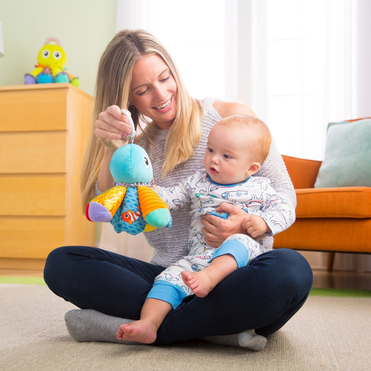 Lamaze Aktivitetsleke med oppheng, Blekkspruten Sam