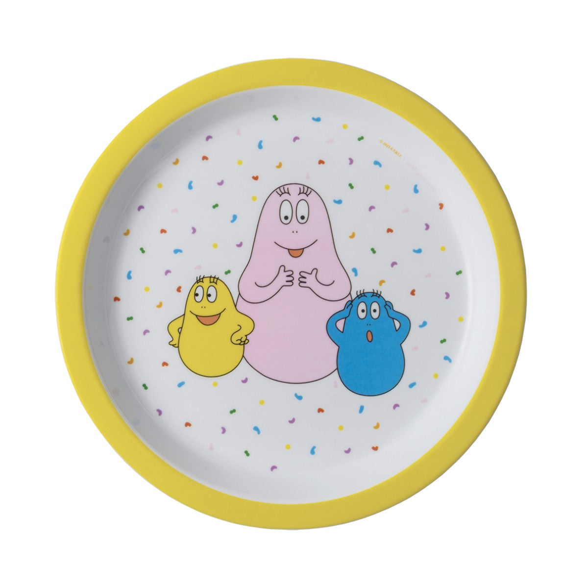 Petit Jour Paris tallerken, Barbapapa - Gul