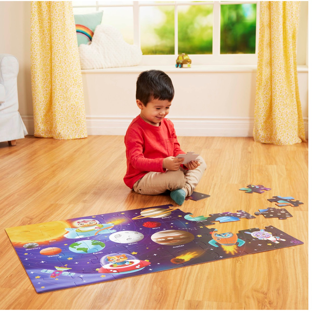 B Toys Gulvpuslespill, Solsystemet
