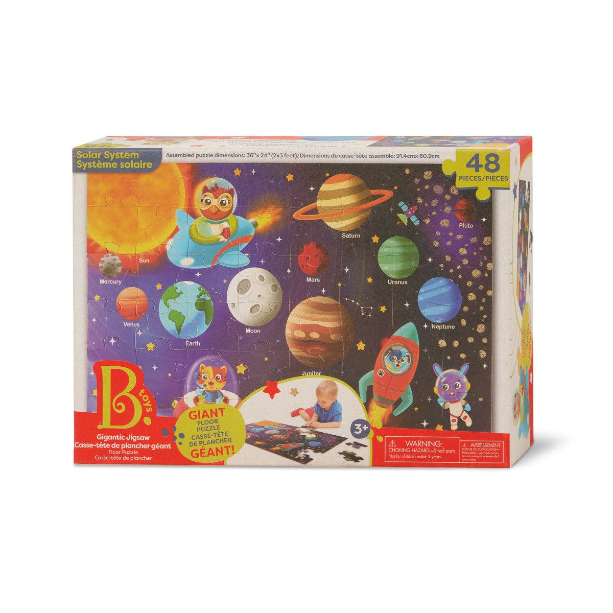 B Toys Gulvpuslespill, Solsystemet