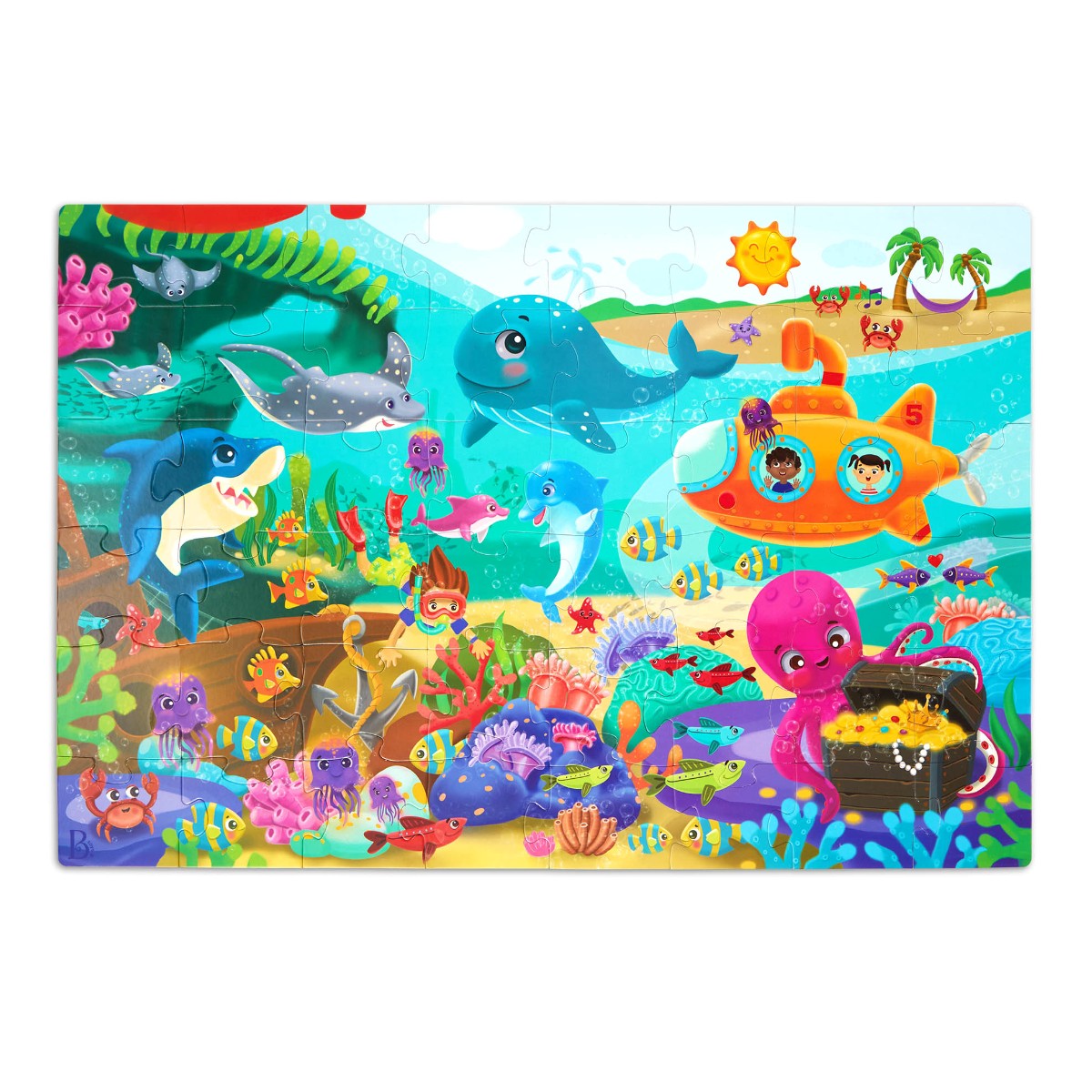 B Toys Gulvpuslespill, Under havet