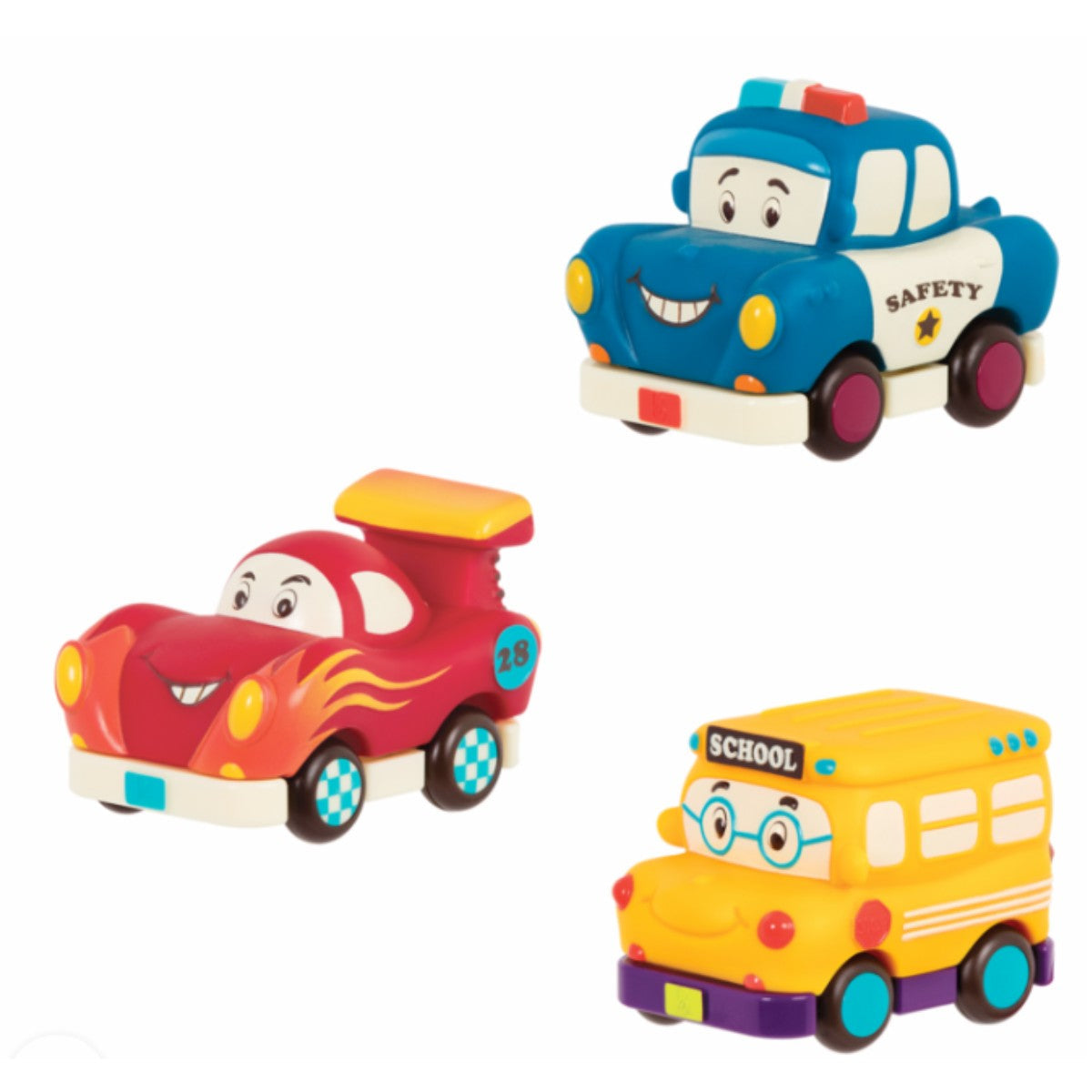 B Toys Mini trekk-tilbake-biler