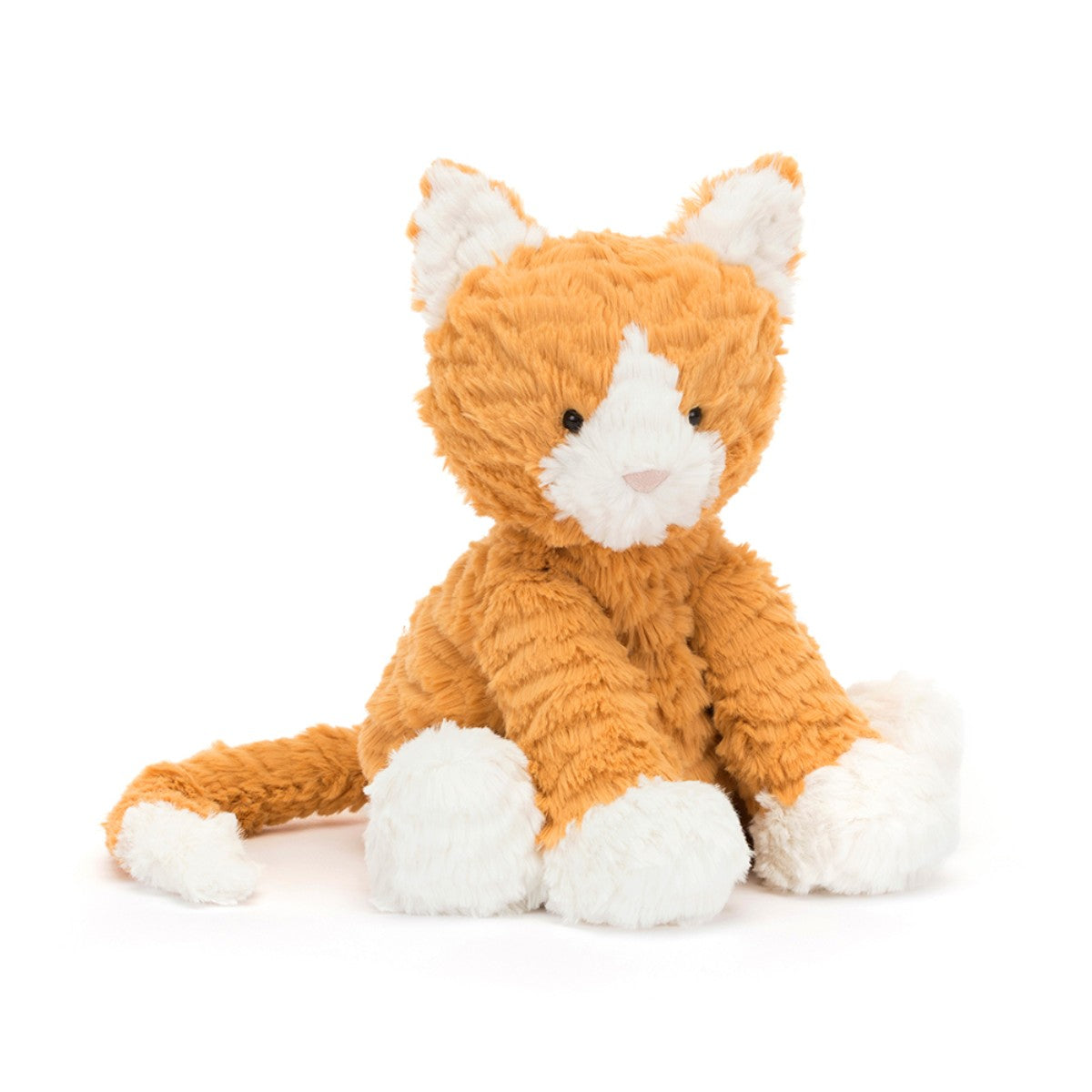Jellycat bamse, Fuddlewuddle Ginger katt, medium - 23 cm