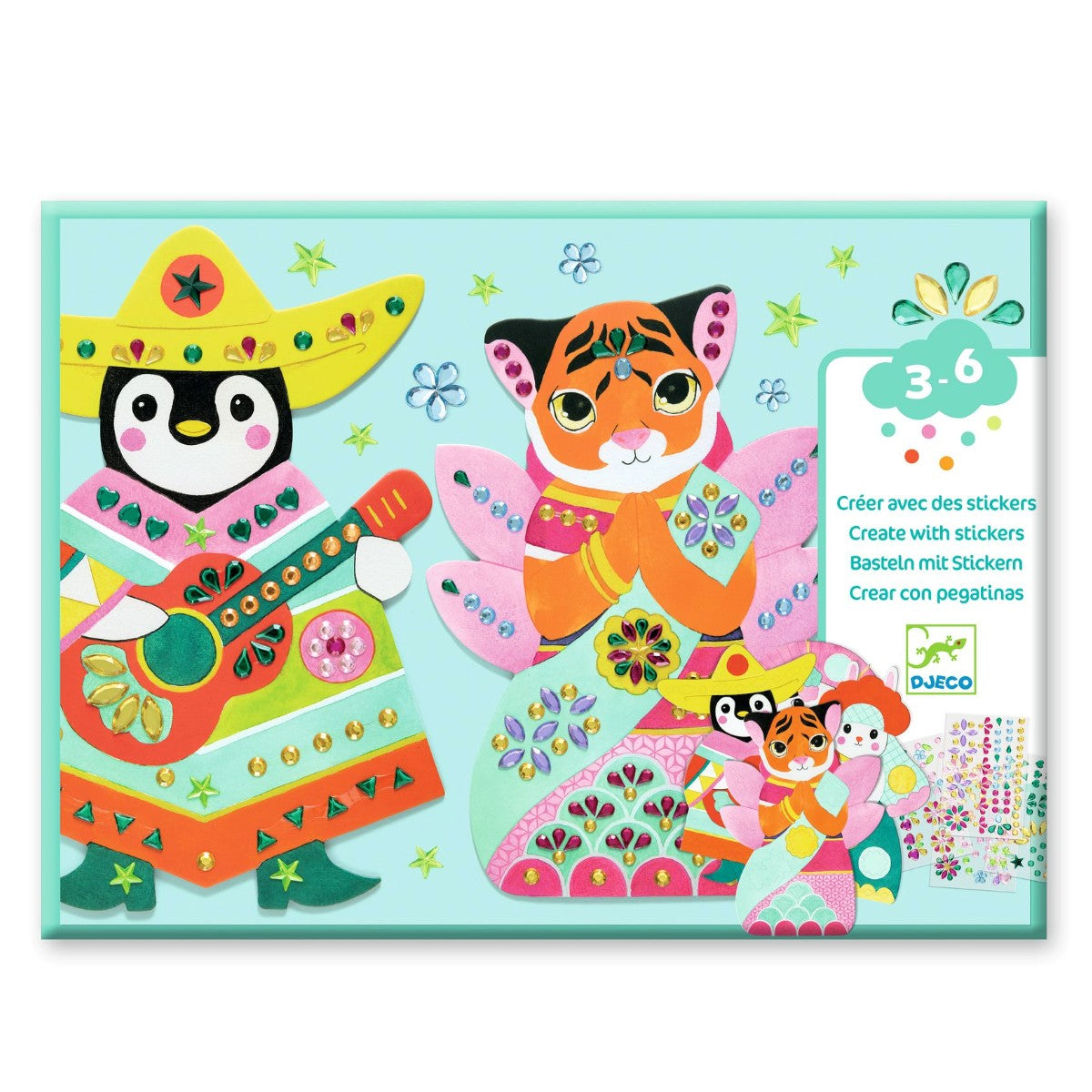 Djeco kreativ eske, Rhinsten