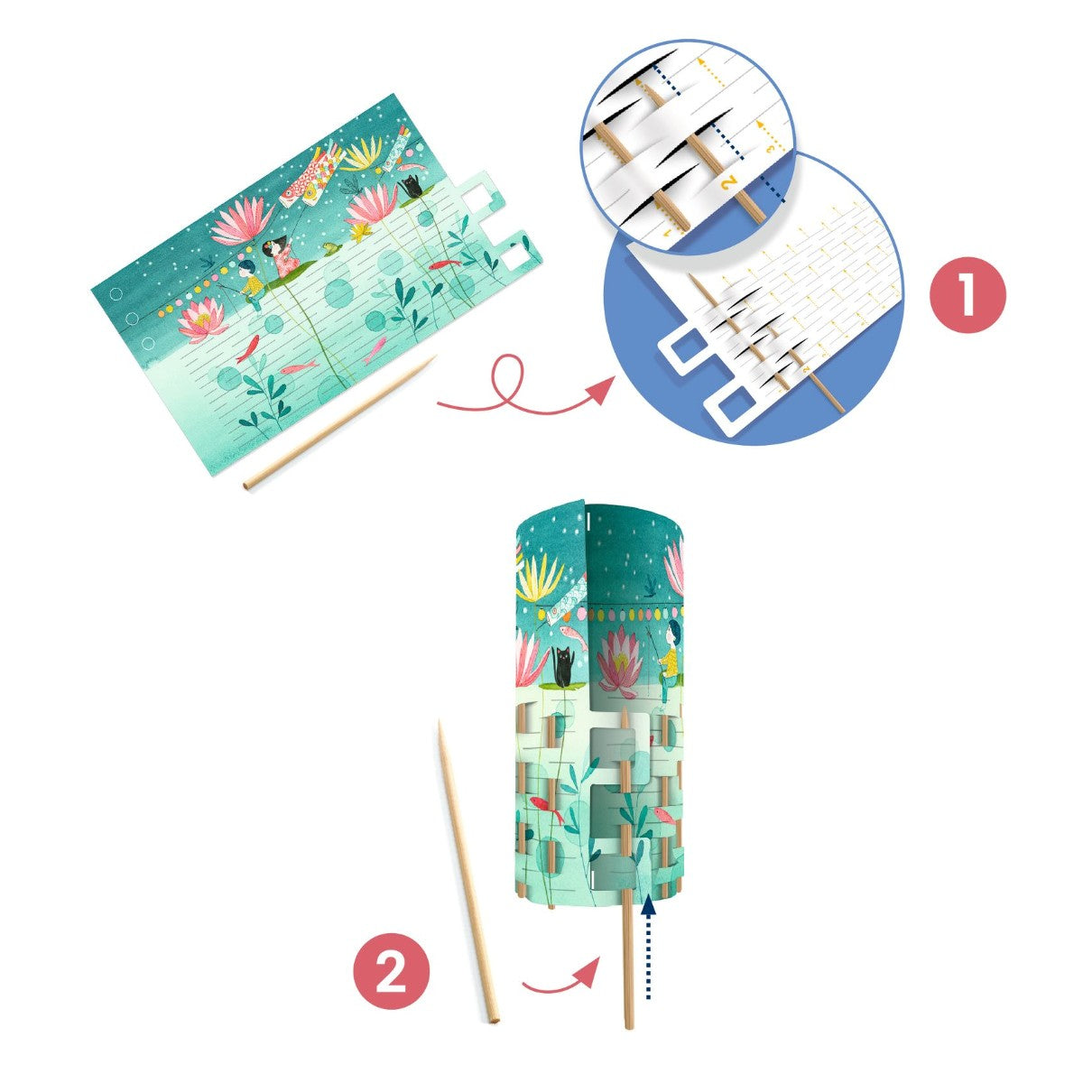 Djeco DIY - Lamper, Ildfluens dans