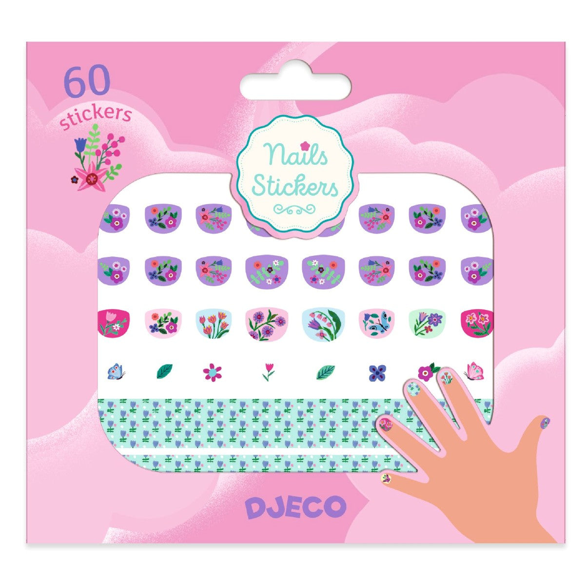 Djeco negleklistremerker, Små blomster