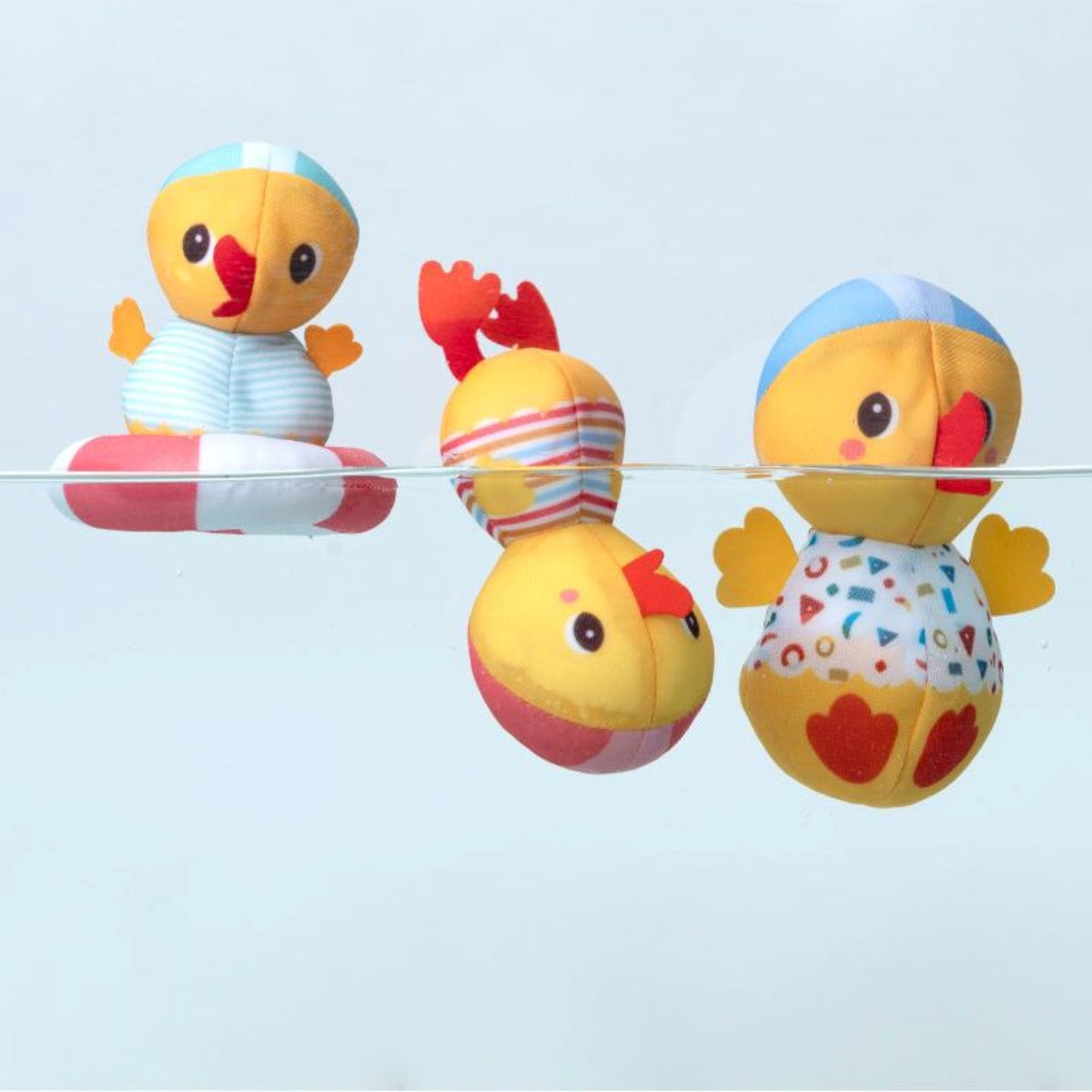 Lilliputiens badeleke, Andunger lærer å svømme