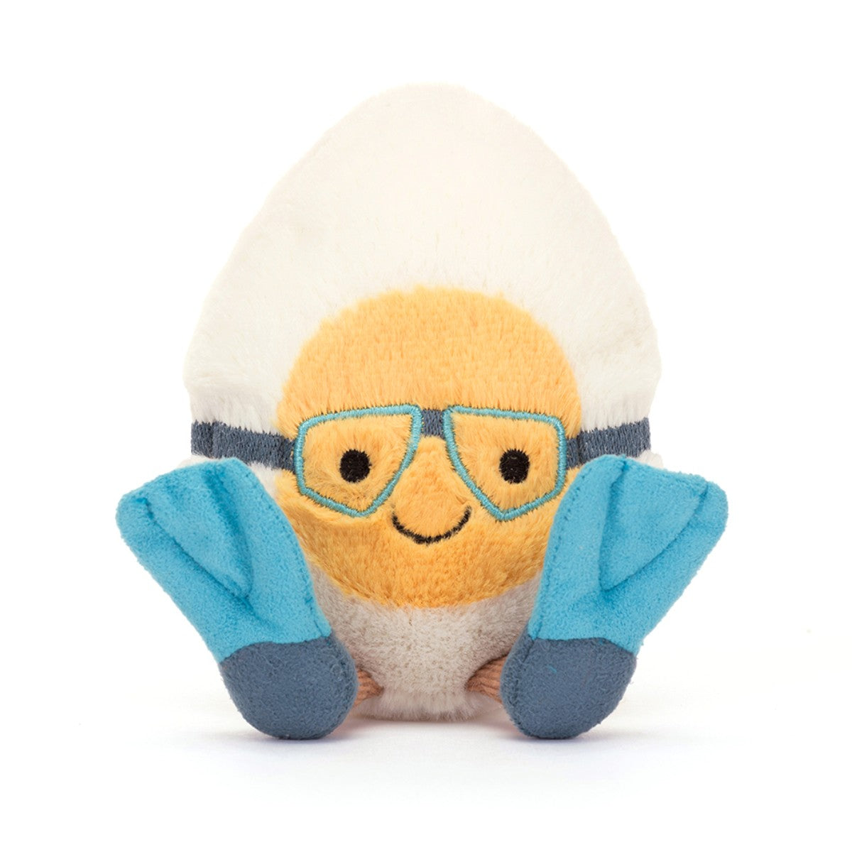 Jellycat kosedyr, Amuseable egg m. dykkerutstyr - 14 cm
