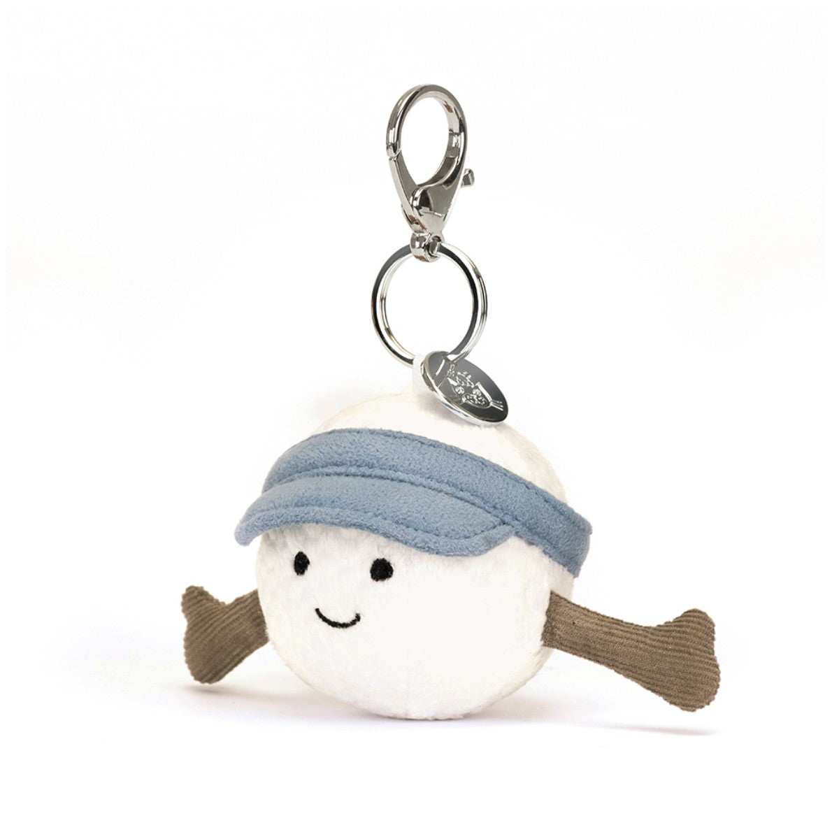 Jellycat nøglering med Fun Amuseables Sports Golfbold vedhæng, 12 cm