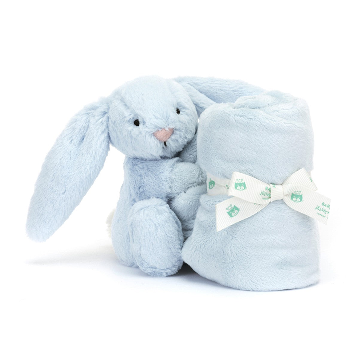 Baby Jellycat Bashful koseklut, Kanin – Lyseblå