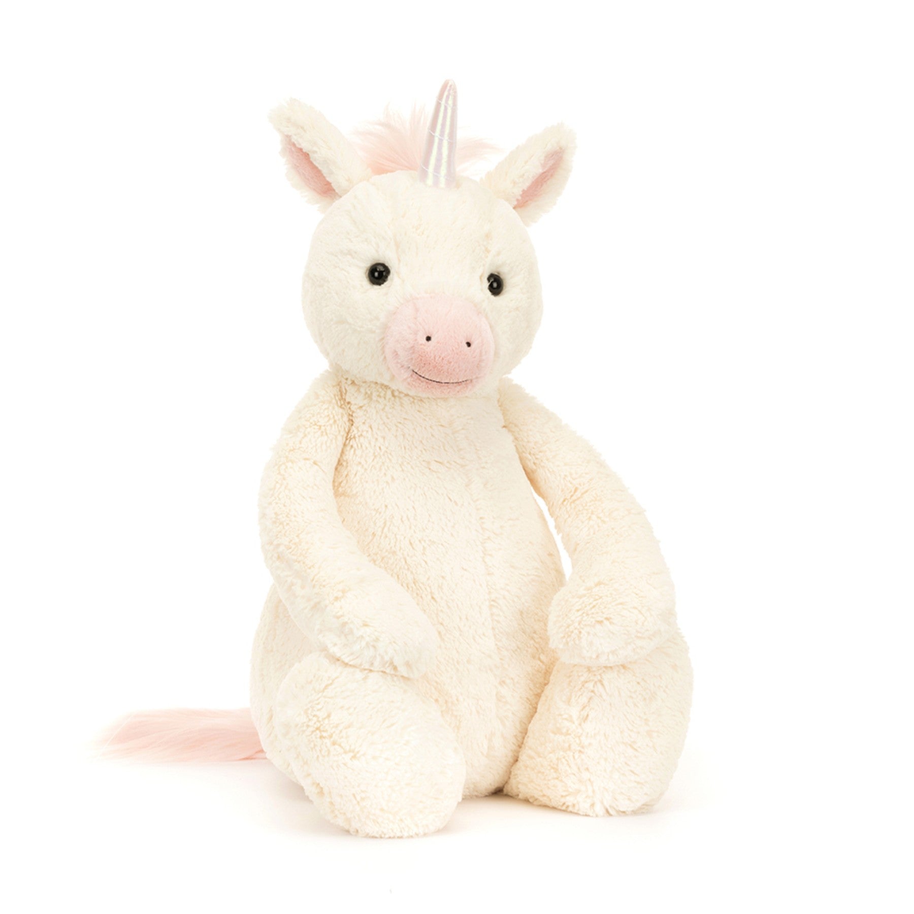 Jellycat bamse, Bashful enhjørning, virkelig stor - 67 cm