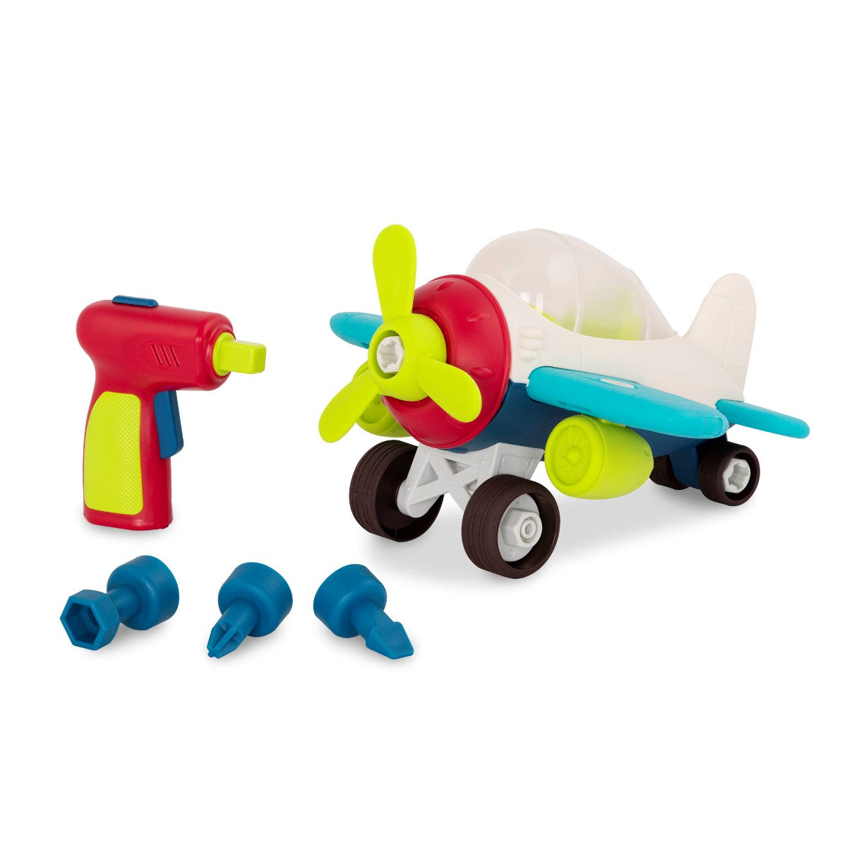 Wonder Wheels, Take-Apart flylegetøj med skruetrækker til børn