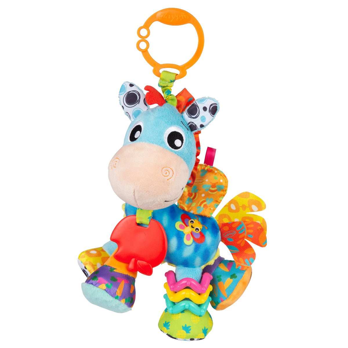 Playgro babylegetøj Clip Clop aktivitetshest med ophæng for babyer