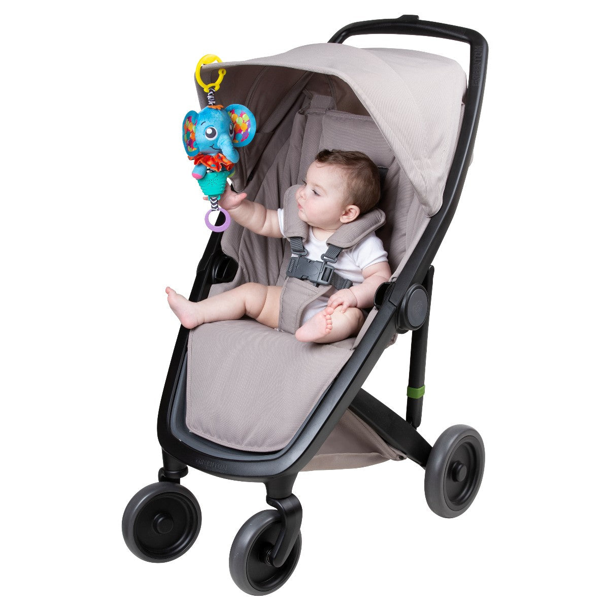 Playgro babyleketøy, spilledåsen Elly Elefant med musikk