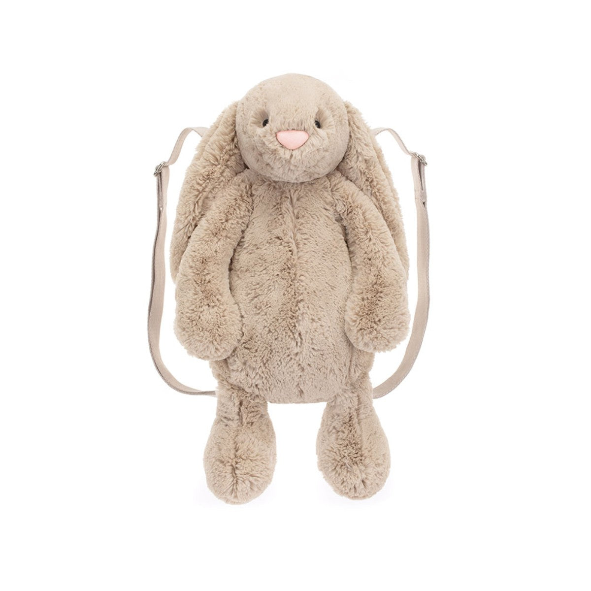 Jellycat bamse, Bashful kanin, Beige rygsekk - 32 cm