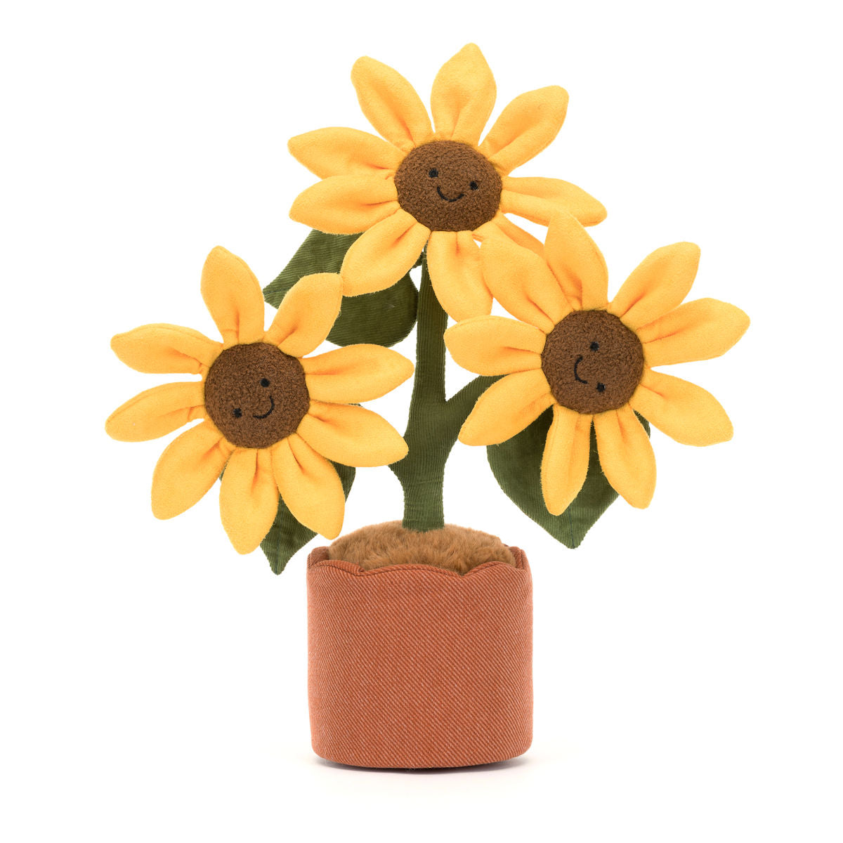 Jellycat kosedyr, Fun Plant, Amuseables Solsikke - 35 cm