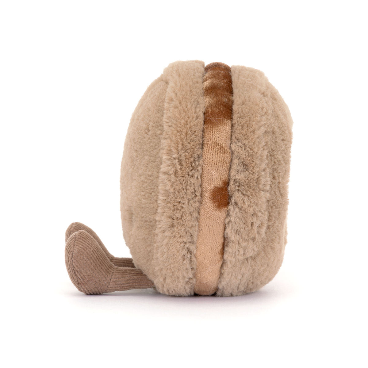 Jellycat kosedyr, Food bake, Amuseables Mona Macaron Sjokolade – 12 cm