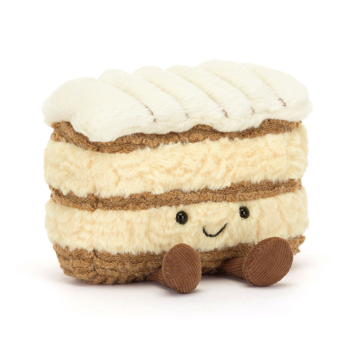 Jellycat kosedyr, Food bake, Amuseables Millie Mille Feuillie - 12 cm