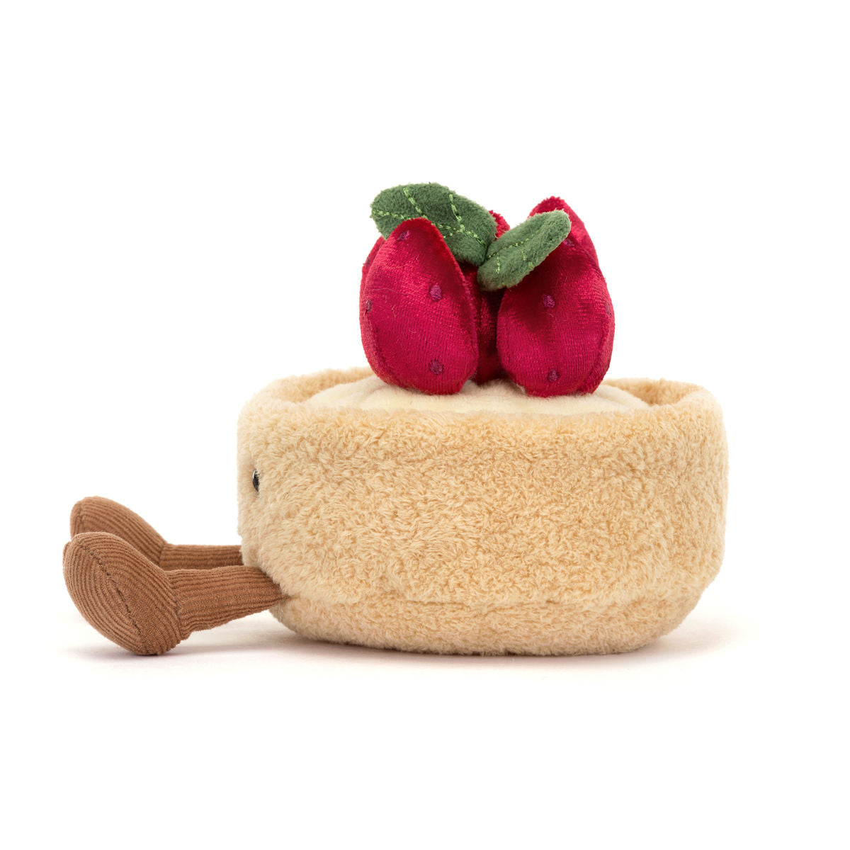 Jellycat bamse, Food bake, Amuseables Fleurette Tarte Aux Fraises - 11 cm