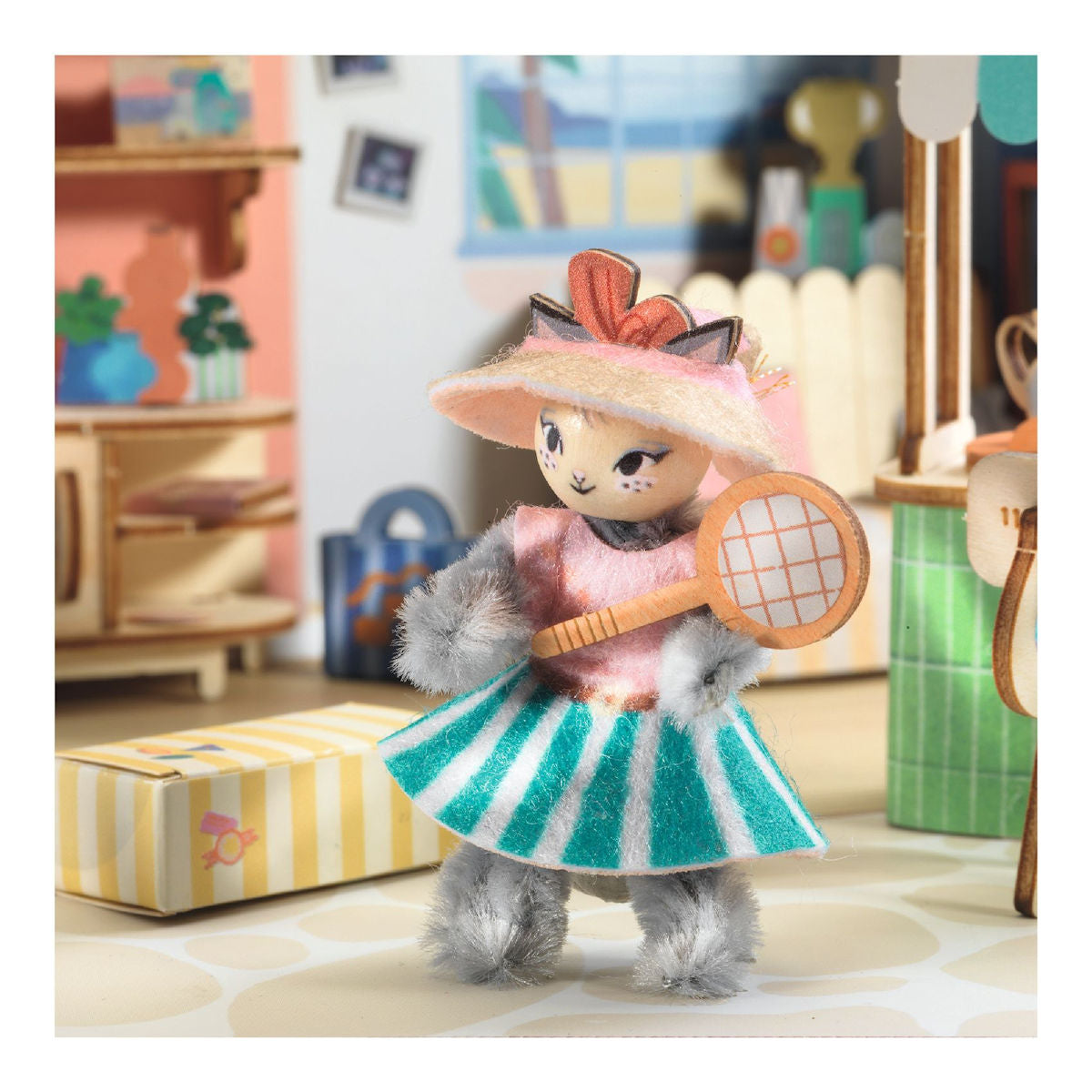 Djeco Mi House, DIY Miniatyrunivers i koffert - Mia