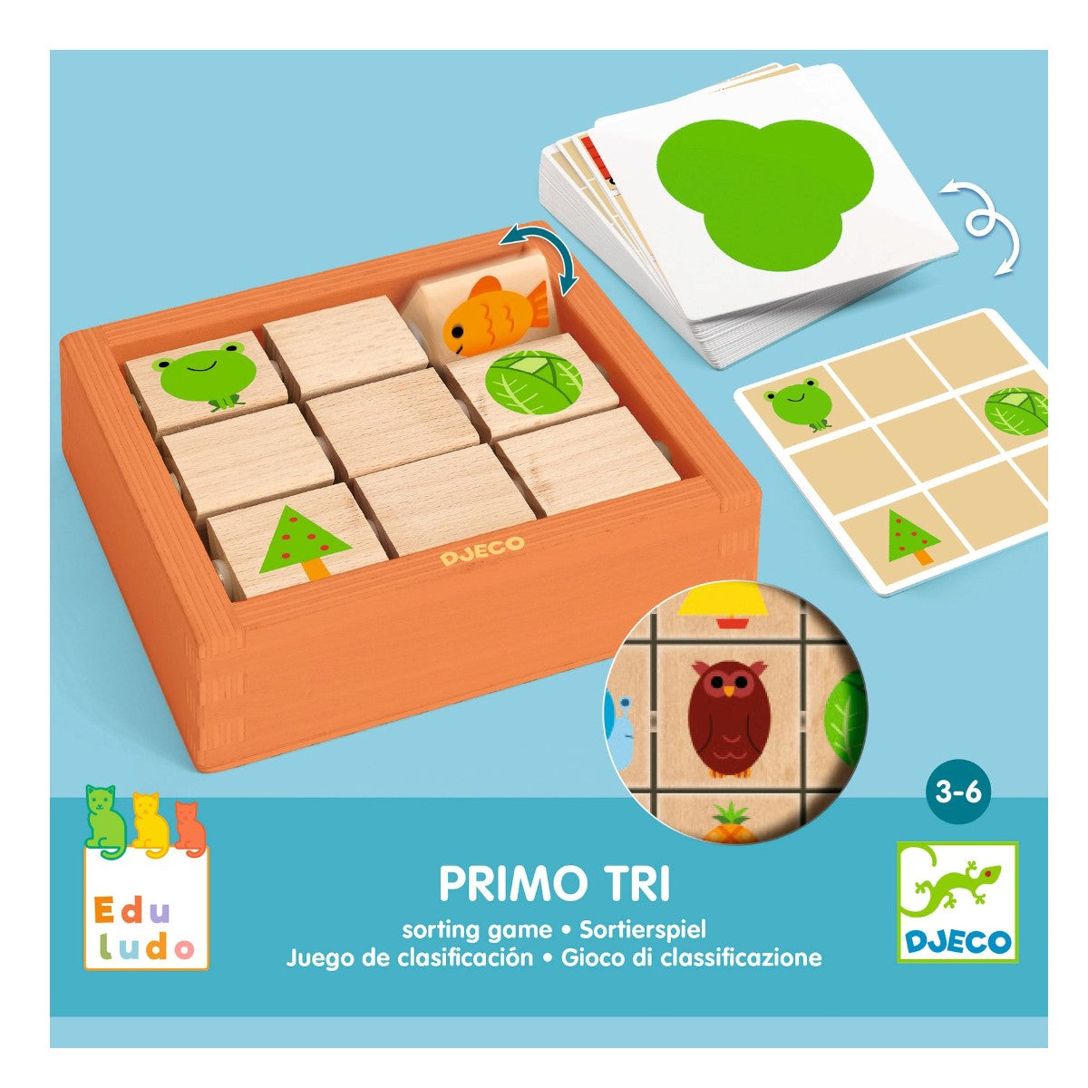Djeco Spill, Primo-Tri - Sorteringsspill