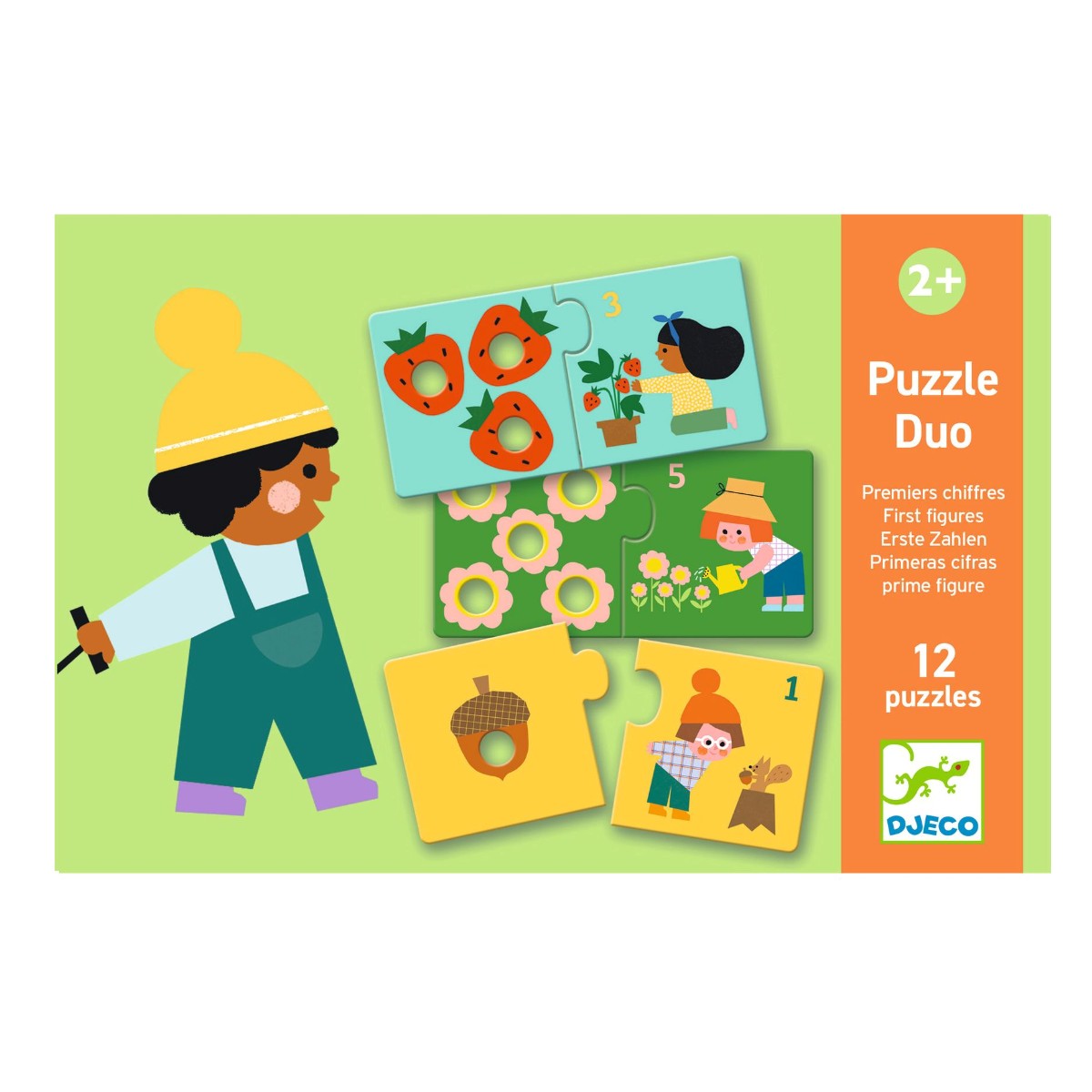 Djeco puslespil duo, Tal