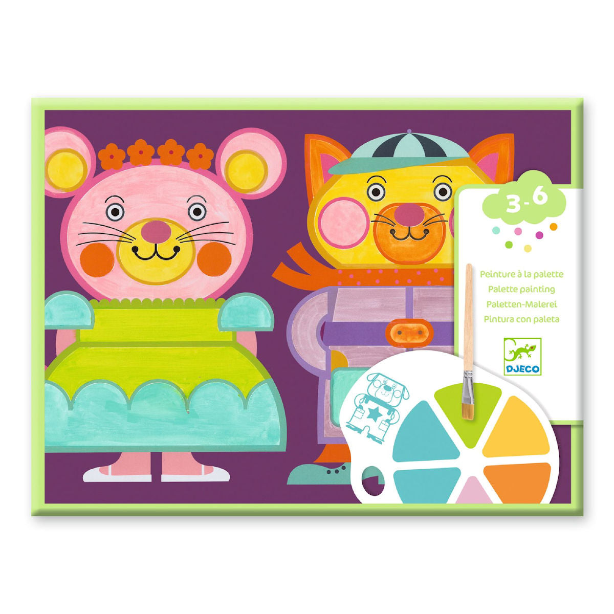 Djeco Kreativt maleri, Butte kinn