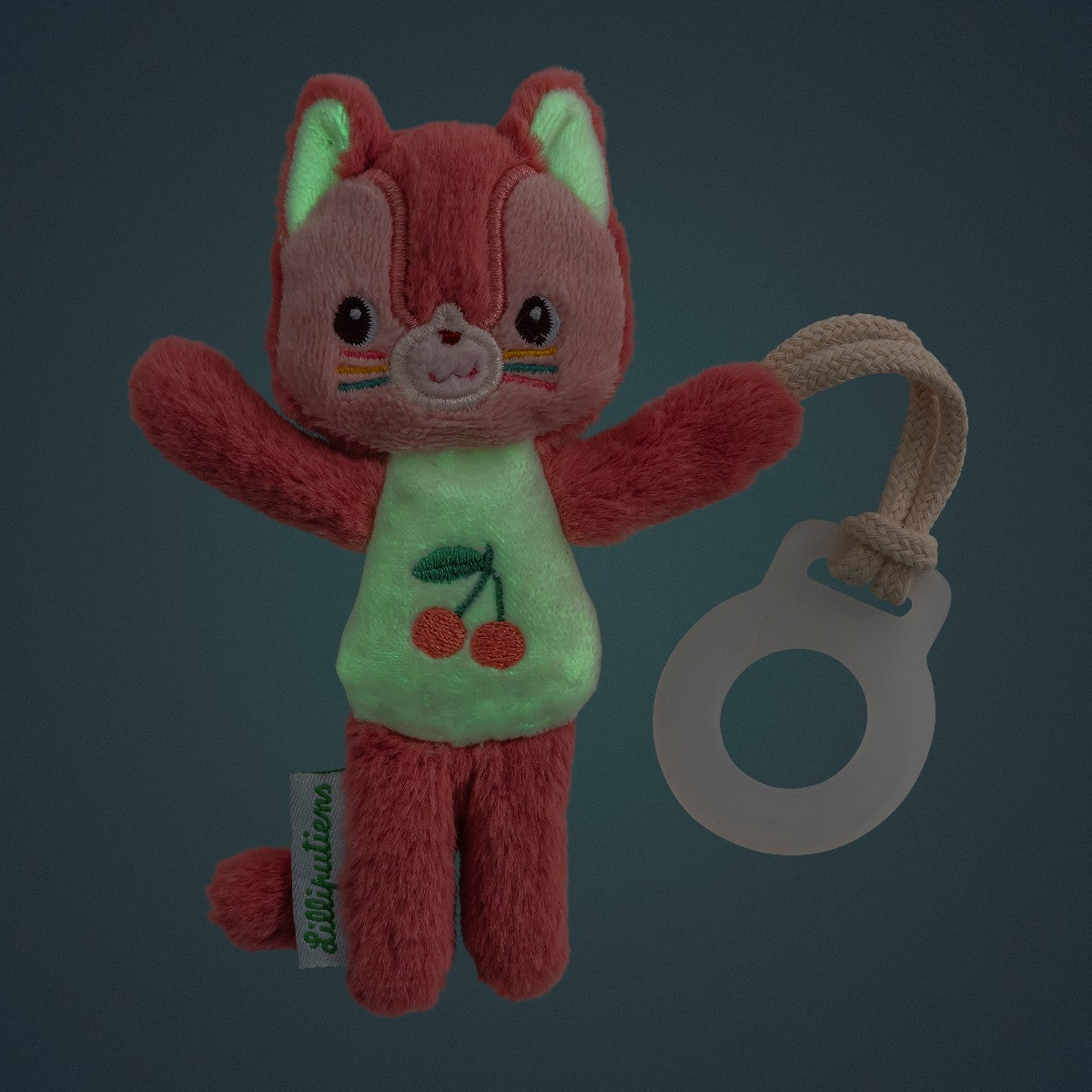 Lilliputiens Finn-smokken-tilbehør, Jeannie miniven med plass til smokk