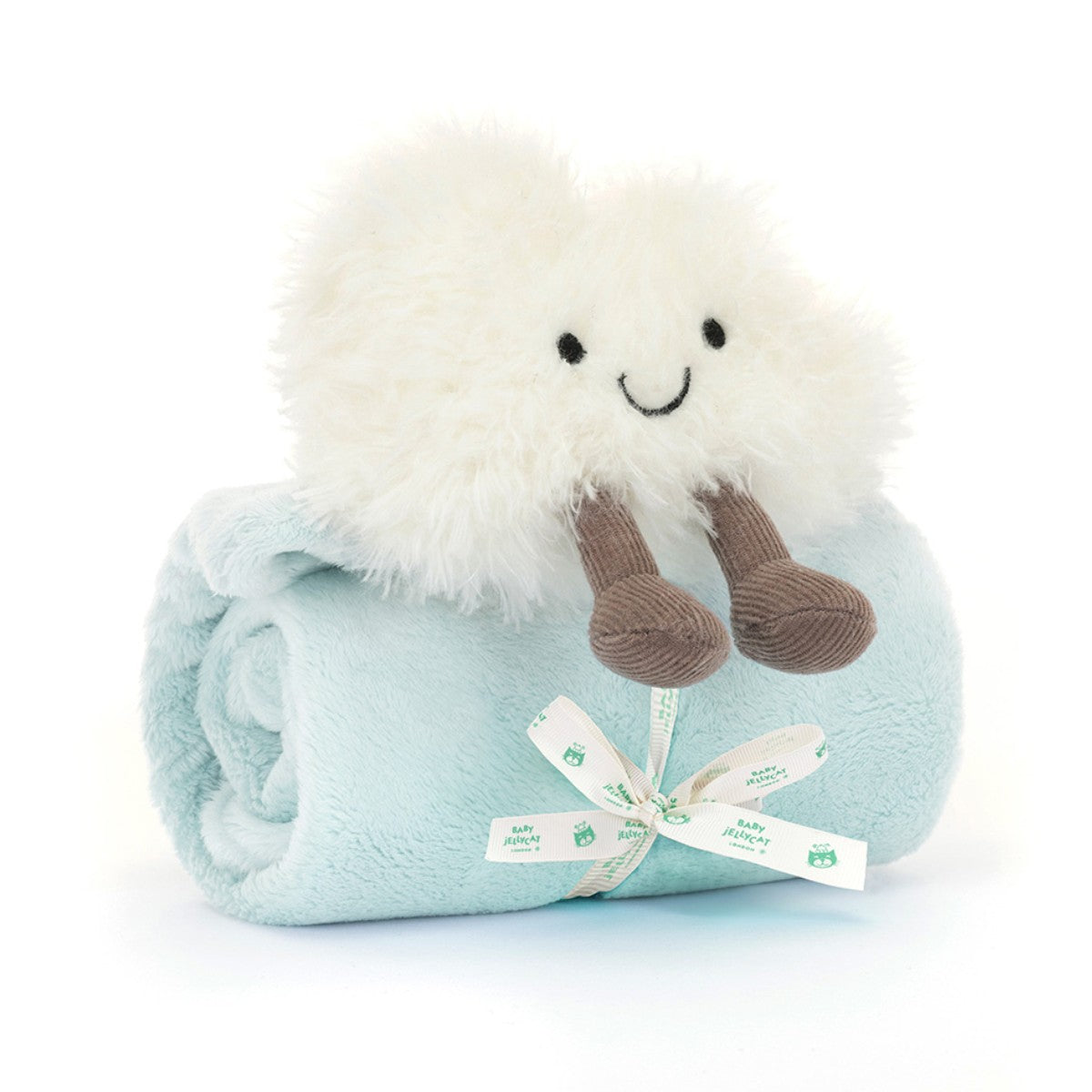 Baby Jellycat bamse, Bashful koseklut – sky