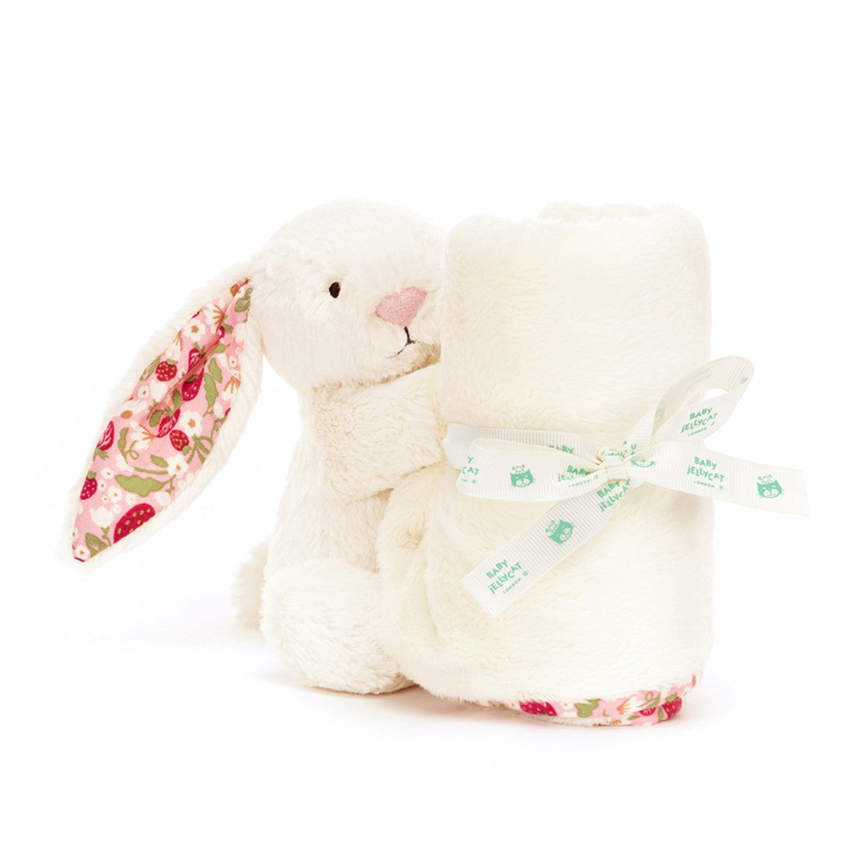 Baby Jellycat kosedyr, Bashful koseklut - Mimi Strawberry