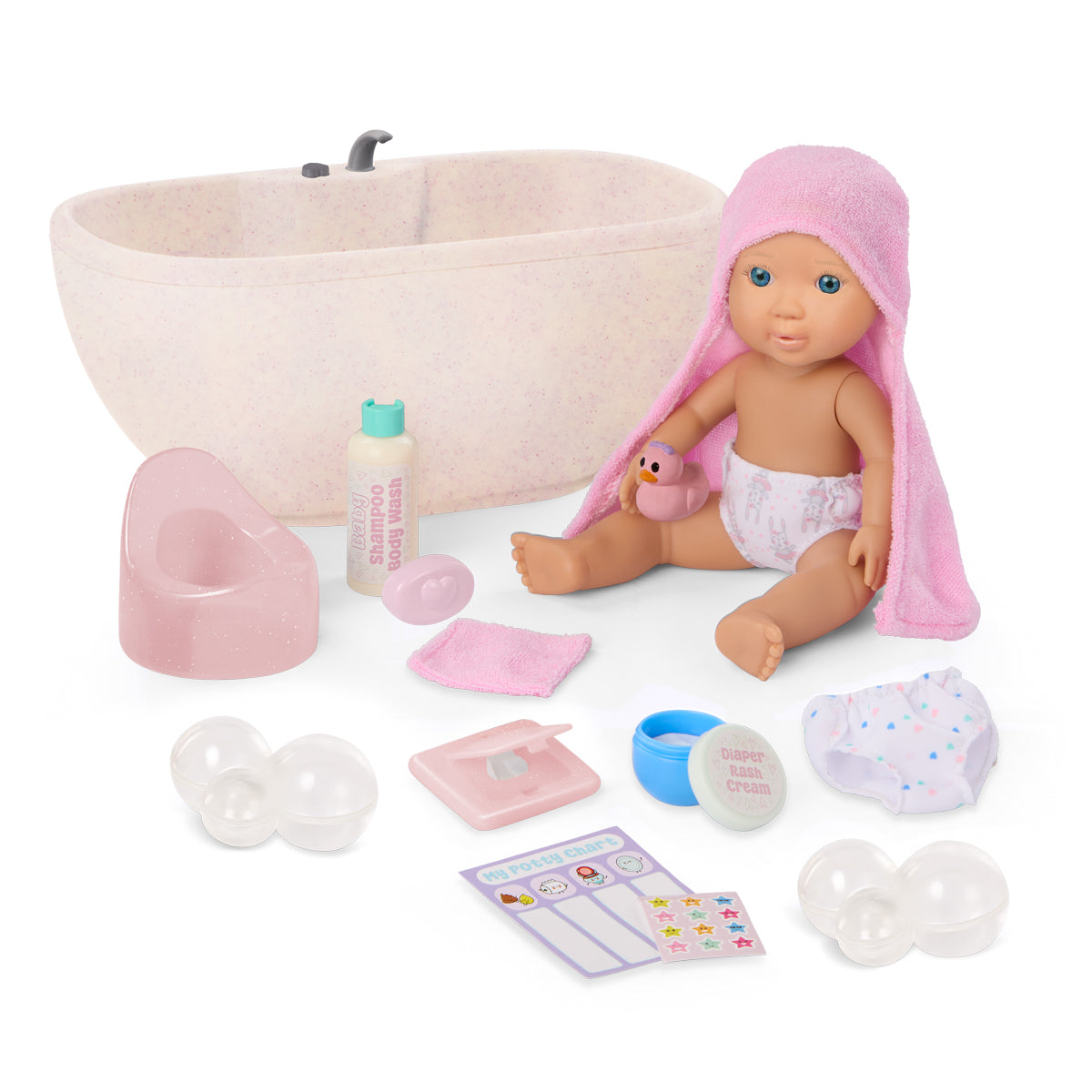 Our Generation dukketilbehør Lillesøster Bad og Potte legetøj til børn