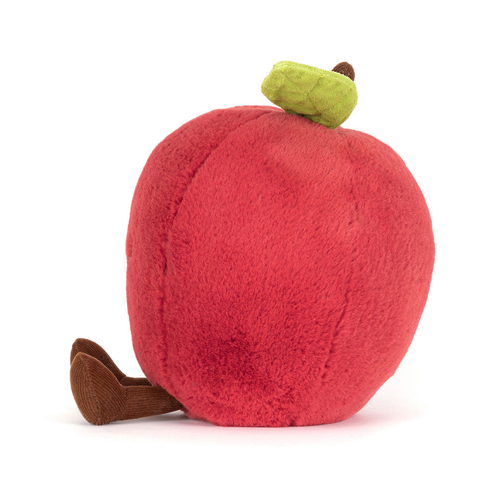 Jellycat bamse, Amuseables Food, Æble - 16 cm