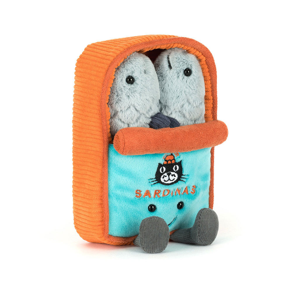 Jellycat bamse, Amuseables Food, Dåse sardiner – 17 cm