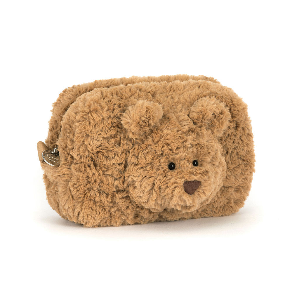 Jellycat Bjørn, Bartholomew pung 13 cm.