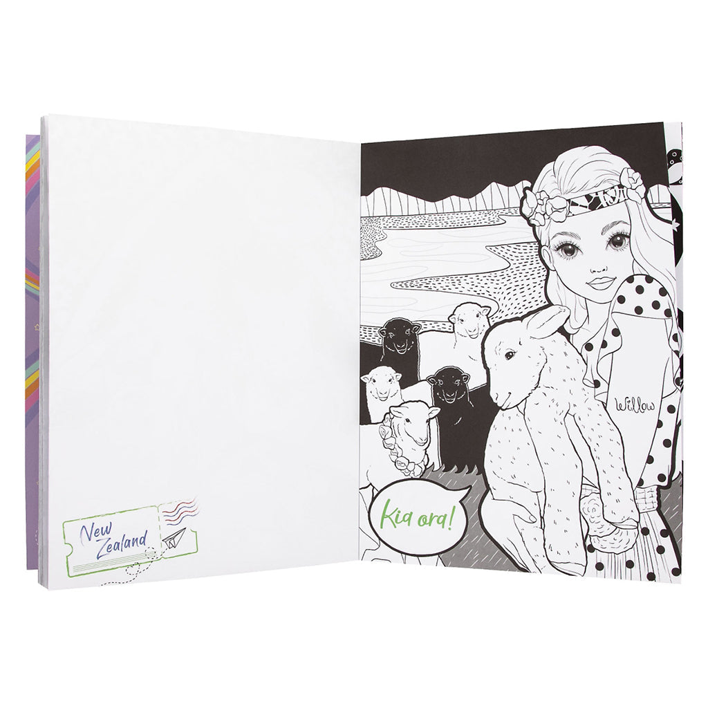 TopModel & Friends Male- og Designbok