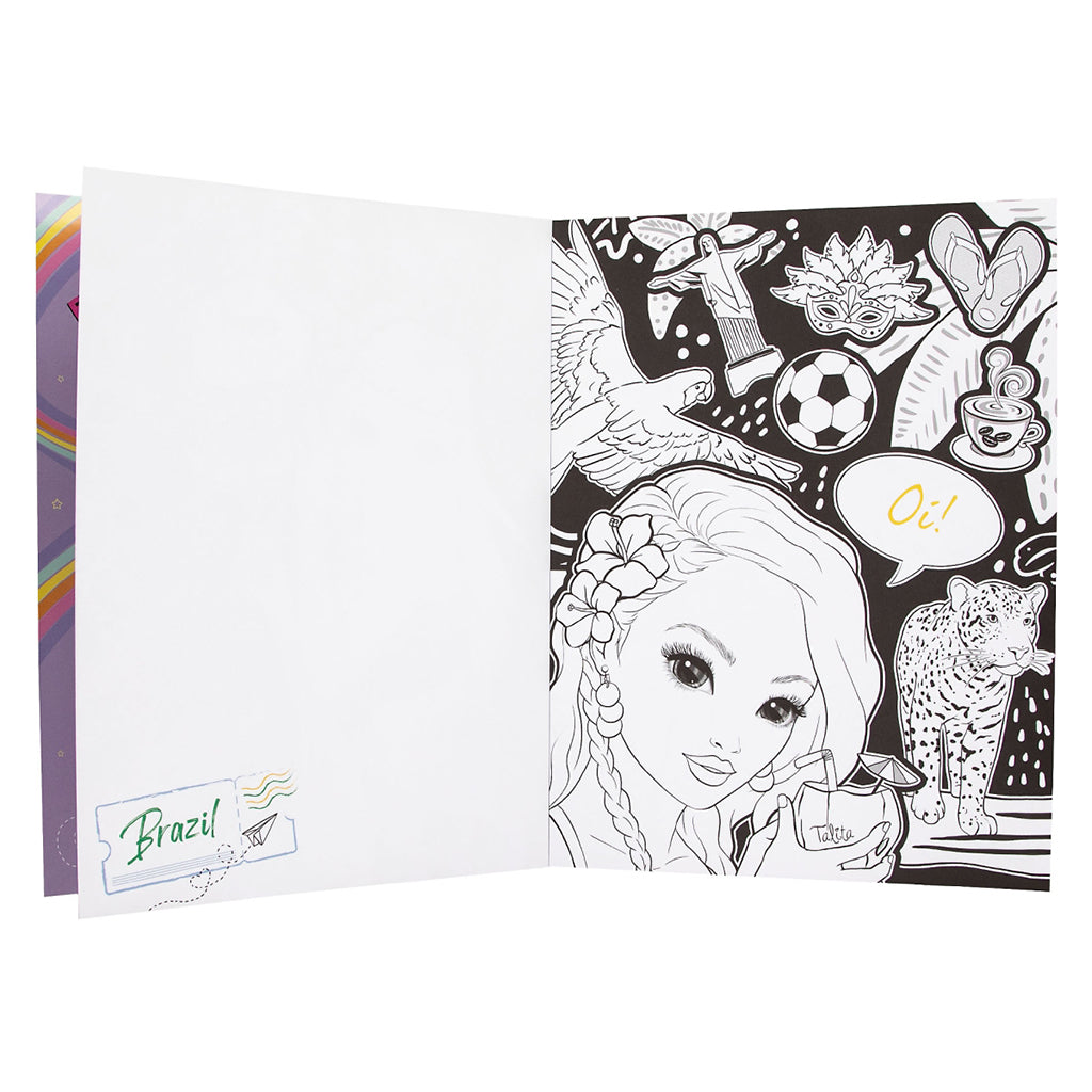 TopModel & Friends Male- og Designbok