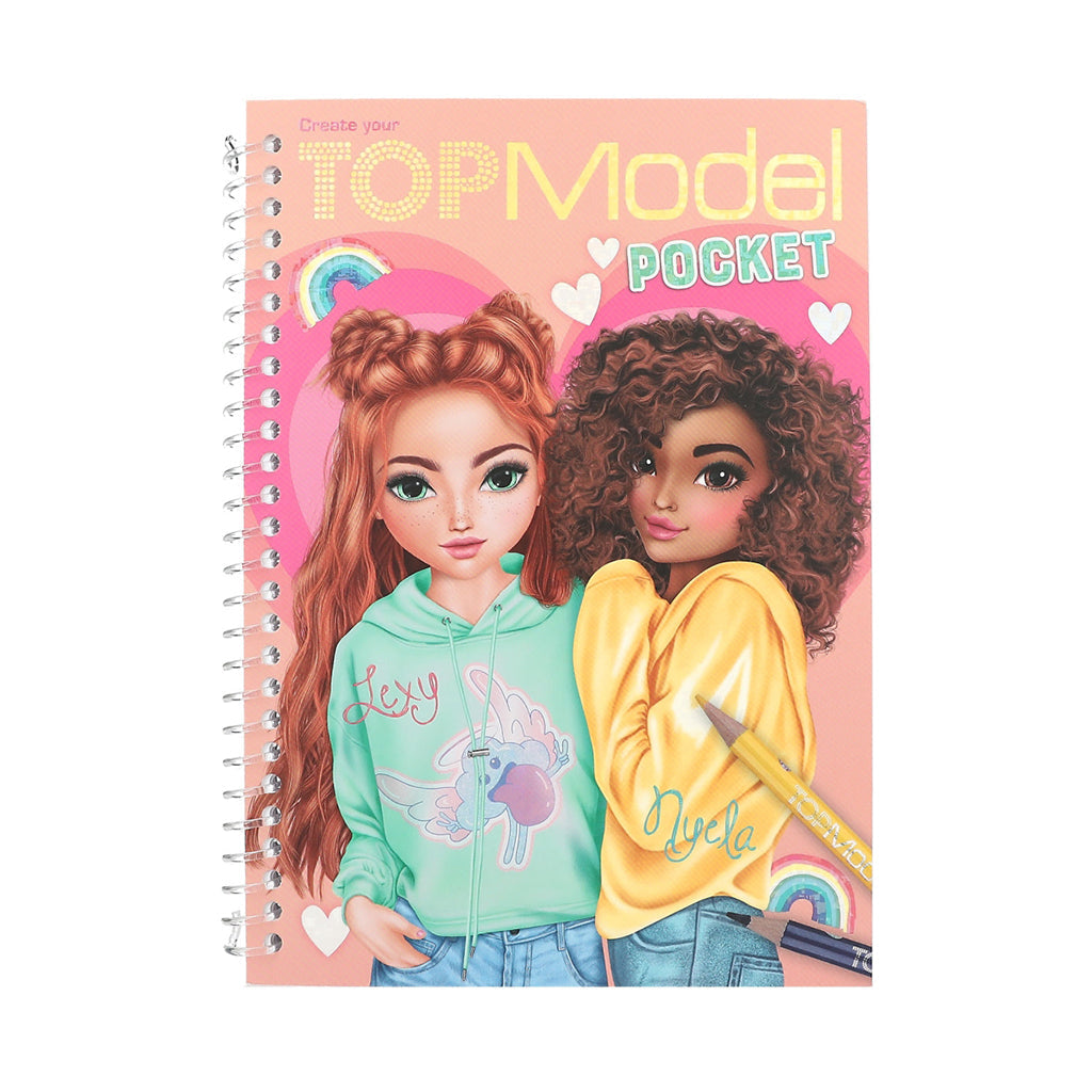 TopModel Lommemalebog, Nyela & Lexy