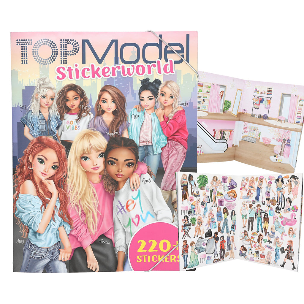 TopModel Stickerworld, Klistremerkebok