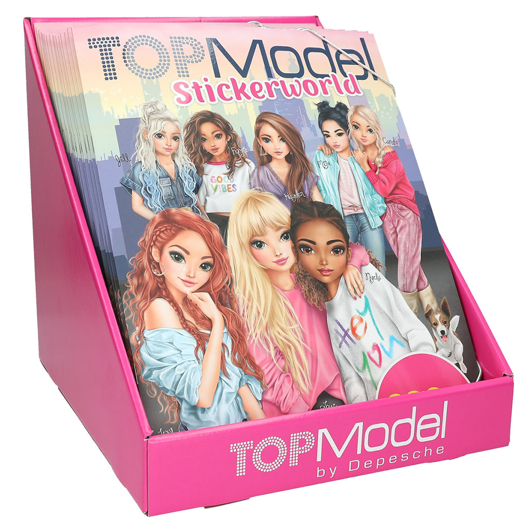 TopModel Stickerworld, Klistremerkebok